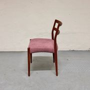 5x chaises de salle à manger en teck par johannes andersen pour uldum, années 1960