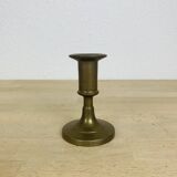 Vintage gold brass candle holder