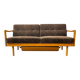 Lit de jour/fauteuil/canapé vintage en bois KNOLL