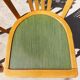 2 chaises bistrot bois et vertes