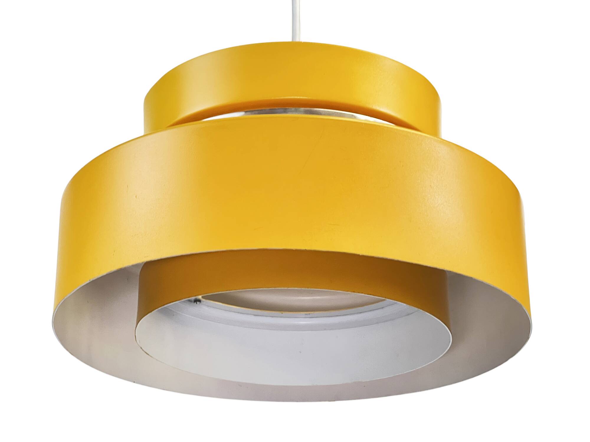 Suspension jaune foncé par Carl Thore pour Granhaga. Suède années 1970