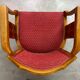 Chaise de bureau art déco en noyer