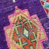 Boucherouite carpet 80 x 250 cm