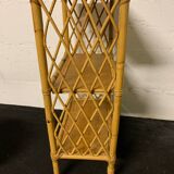 Rattan bookcase shelf