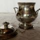 Old silver metal tea/coffee service
