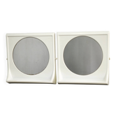 Pair of Italian Space Age Terry Plastic Mirrors, 1970s