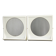 Pair of Italian Space Age Terry Plastic Mirrors, 1970s
