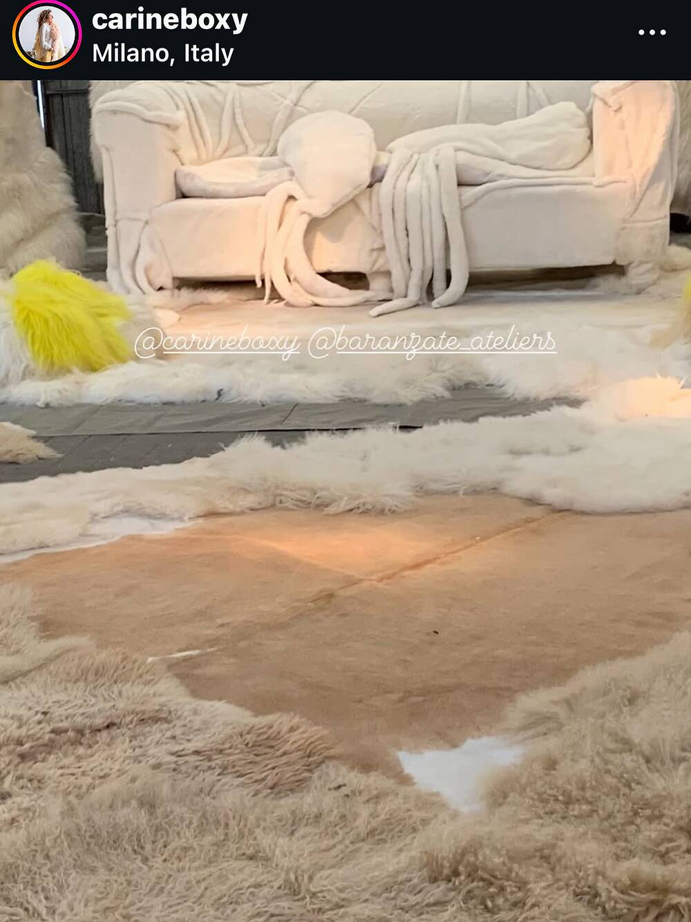 Vintage Sofa 'Octopus', upholstered by Carine Boxy, Belgium, 2024