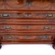 Antique walnut chest of drawers, Northern Europe, circa 1900.