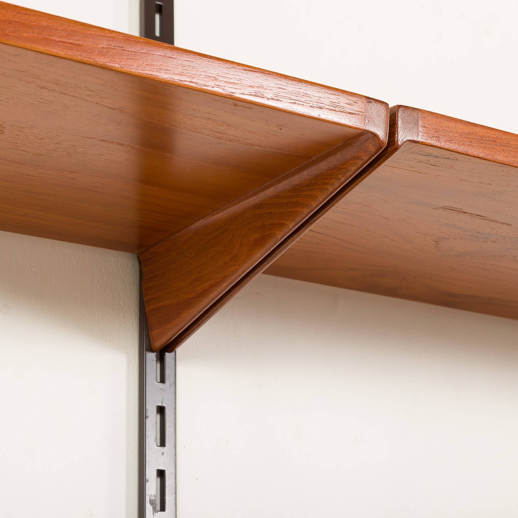 Kai Kristiansen shelving unit with a desk for FM Mobler, 1960s