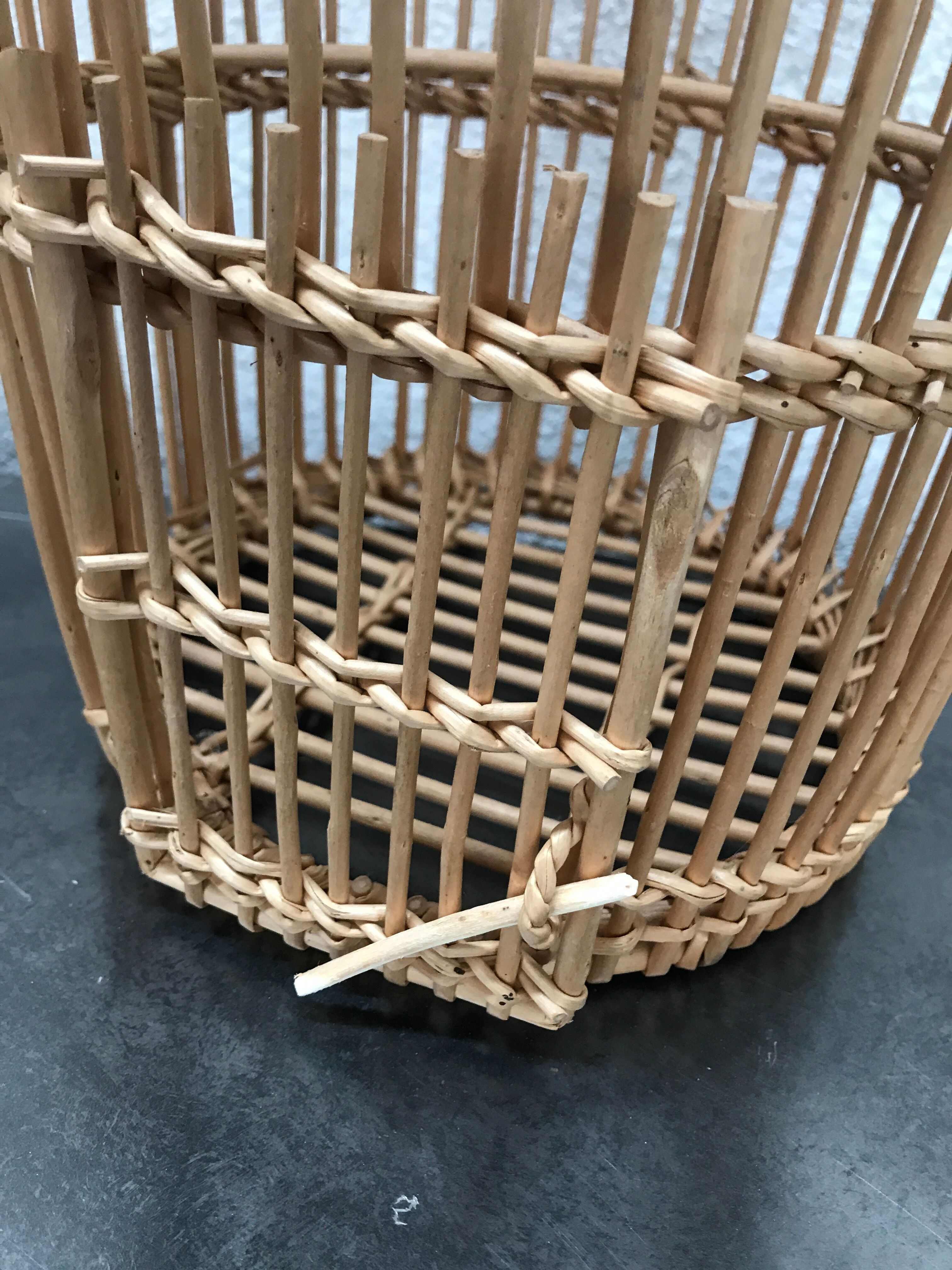 Rattan bird cage