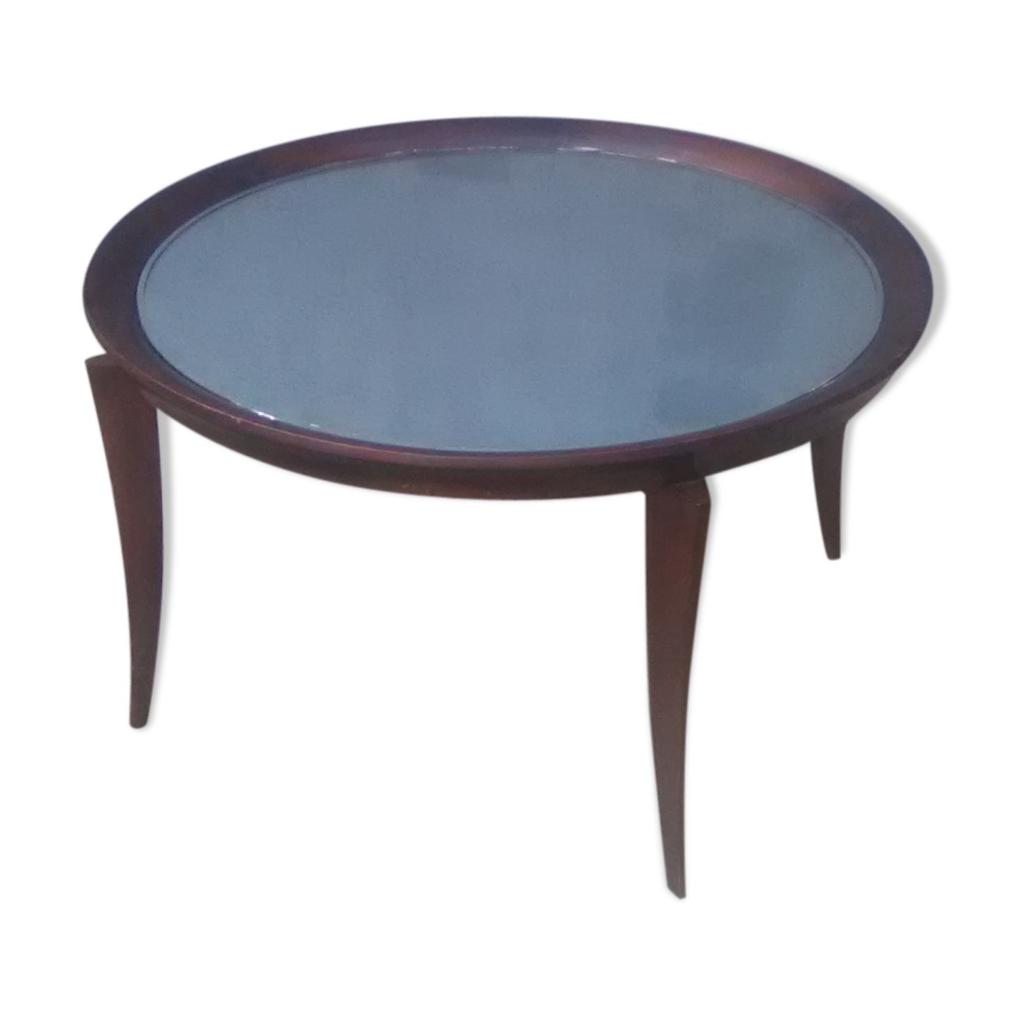 Art deco coffee table mirror