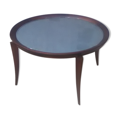 Table basse art déco miroir