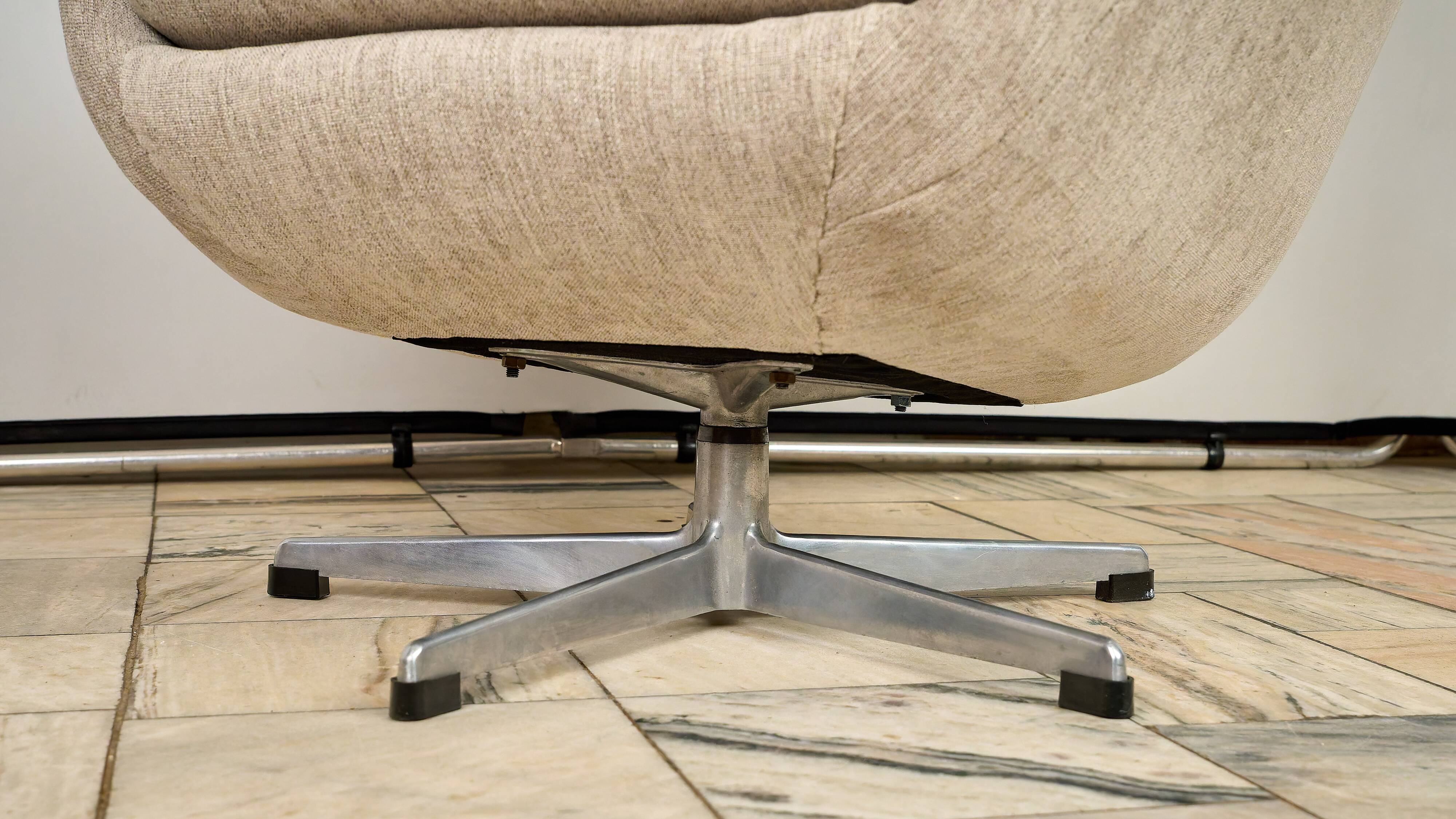 Ushak swivel chair by up zavody 1960s czechoslovakia