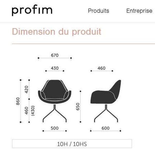 Suite de 4 Fauteuils pop Fan 10H pour Profim designer Piotr Kuchciński