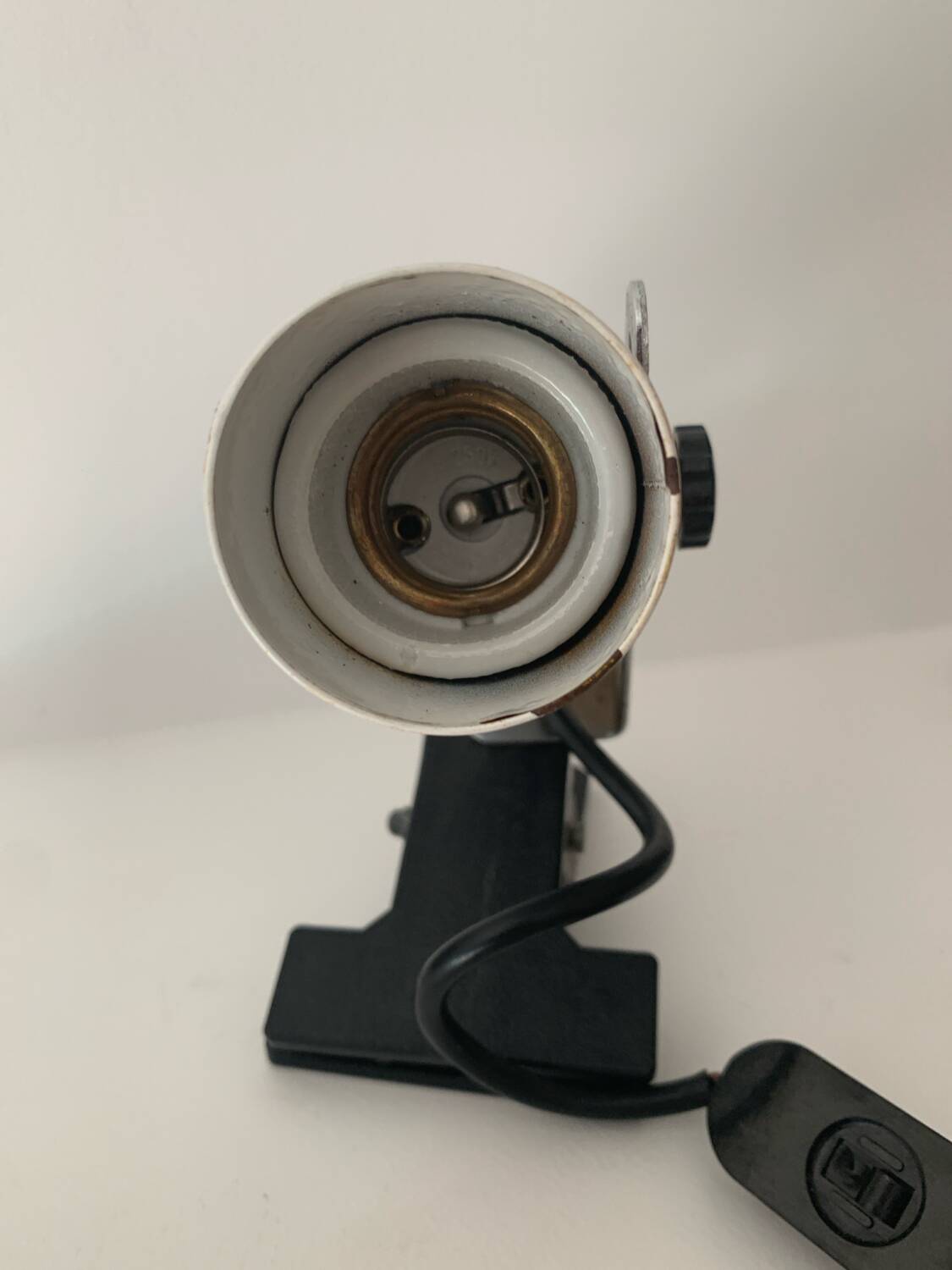 Vintage 70s clamp spotlight