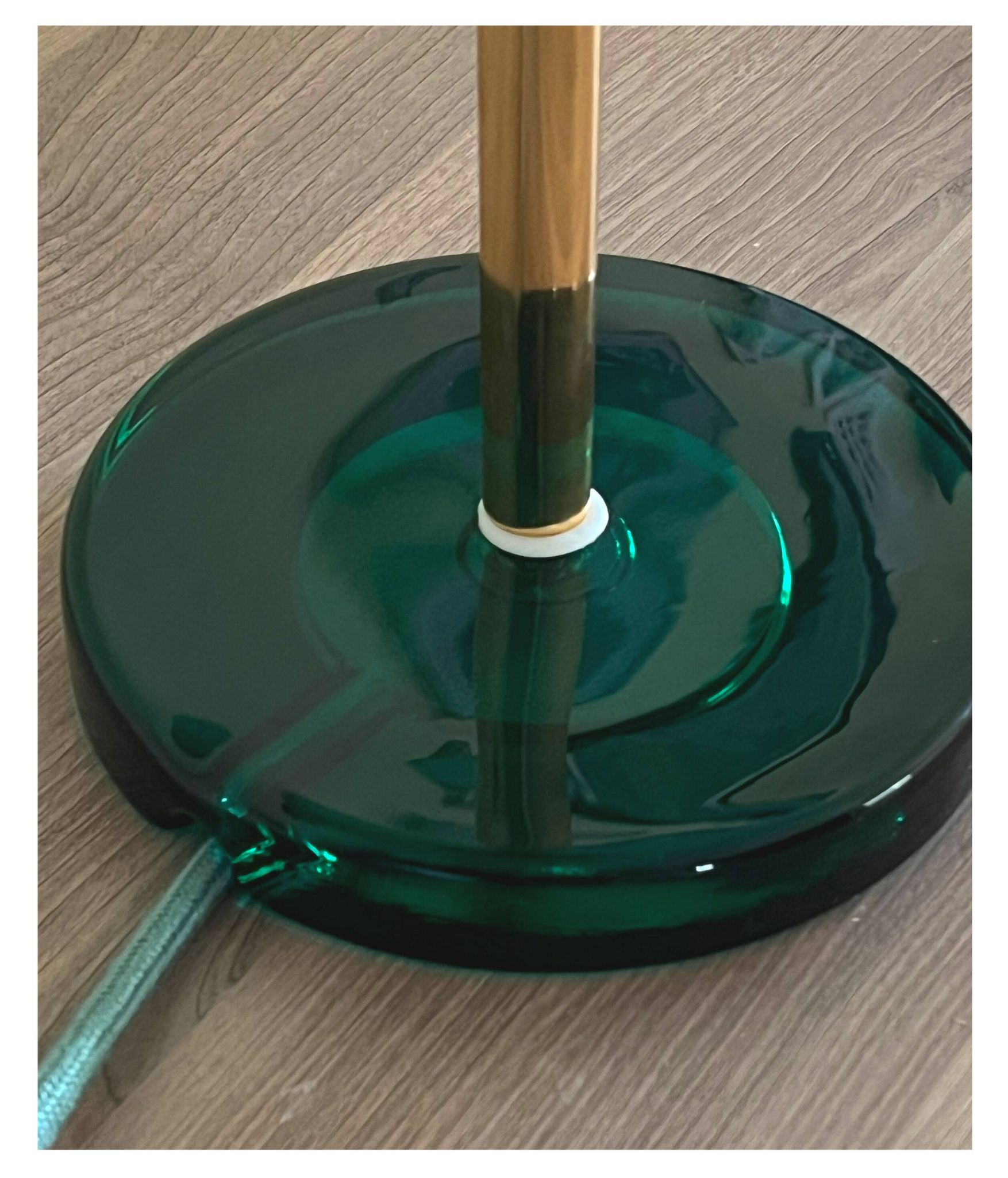 Vintage Murano Glass Table Lamp, 70s