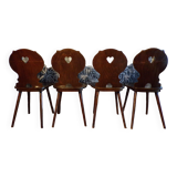 Wooden chairs
