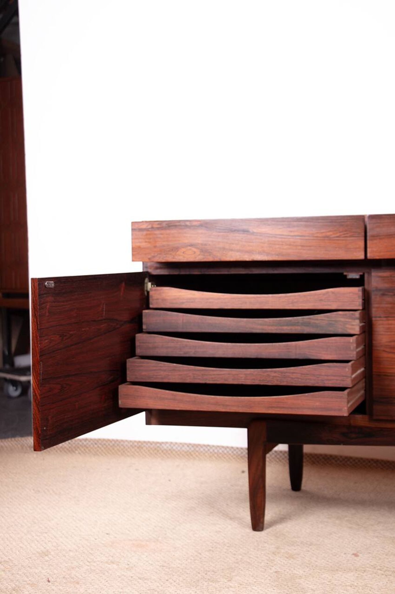 Danish Enfilade in Rosewood, model FA 66, Ib Kofod-Larsen for Faarup.