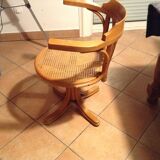 Fauteuil assise cannée