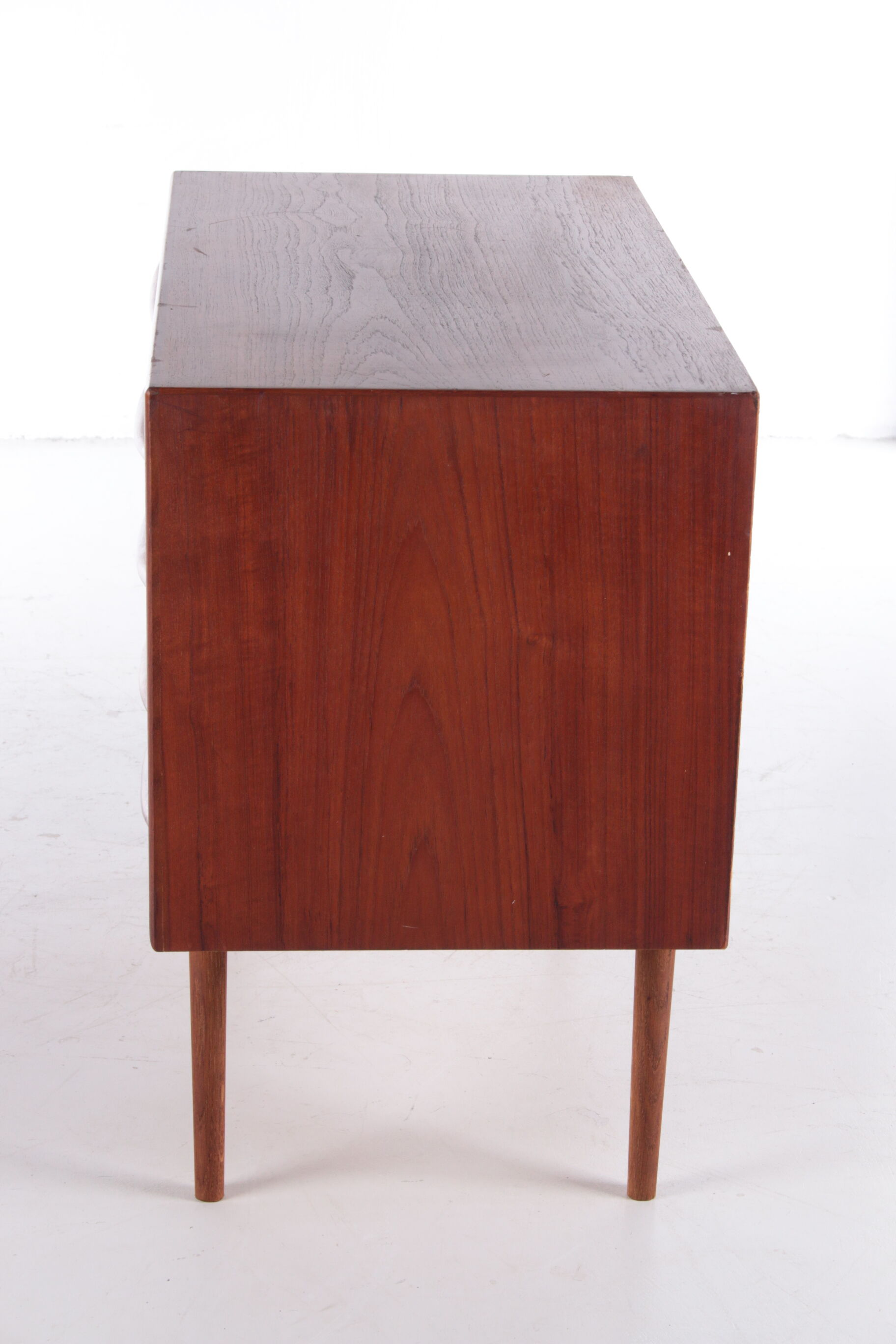 1960s buffet or TV cabinet with 4 drawers in teak Danish design