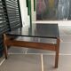 Table basse vintage teck et formica