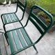 Metal garden furniture