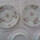 8 flat plates Haviland 426112 Sylvie flowers small roses Limoges