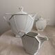 Art Deco Porcelain Coffee/Tea Trio by Victoria Czechoslovakia, 1930s