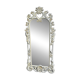 Miroir blanc en bois