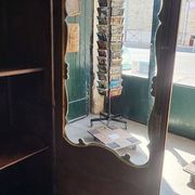 Vitrine style louis xv 1 porte en merisier