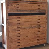 Meuble de métier en bois naturel