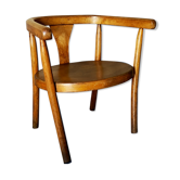 Fauteuil pour enfant en bois courbé début XXème