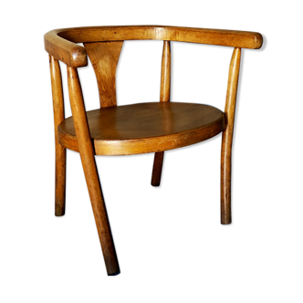 Fauteuil pour enfant en bois courbé début XXème