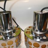 1970s hanging Raak 3 lights