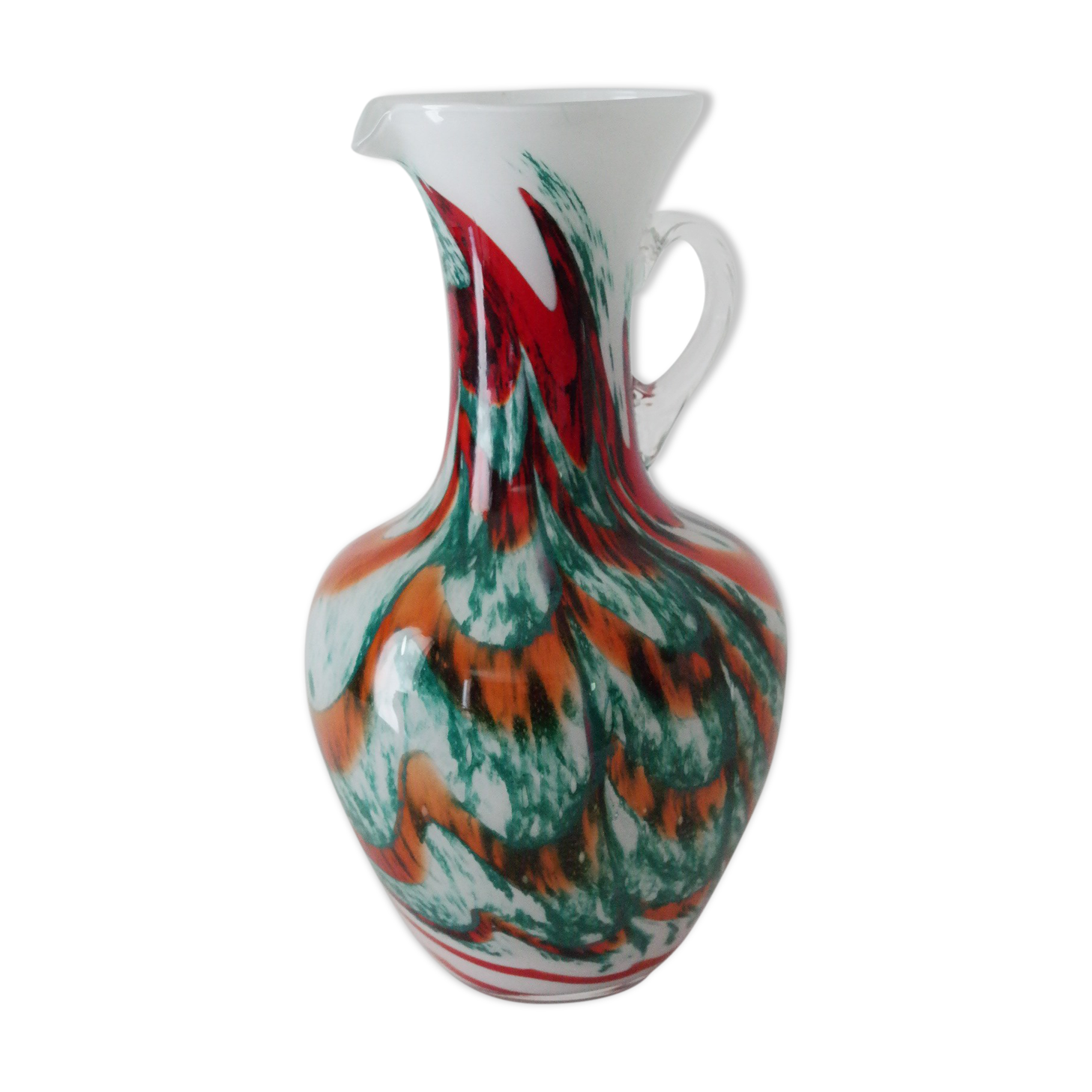 Vase vintage opaline Carlo Moretti
