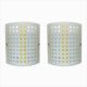 Vintage postmodern glass wall lamps from DIY Light, 1980s, set of 2.