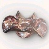 Vintage bubble glass pocket tray