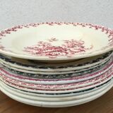 Gien earthenware plates