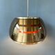 Suspension Space Age vintage 1970s in smoked glass