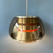 Suspension Space Age vintage 1970s in smoked glass
