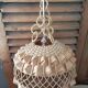 Suspension lampshade wicker ball lighting
