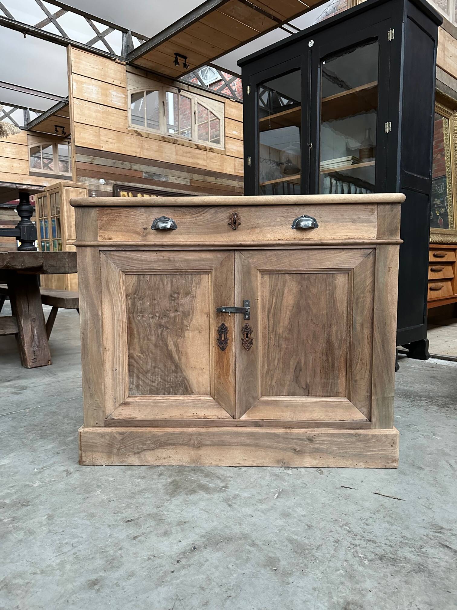 Walnut sideboard Late 19th century