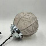 Art Deco glass pendant light