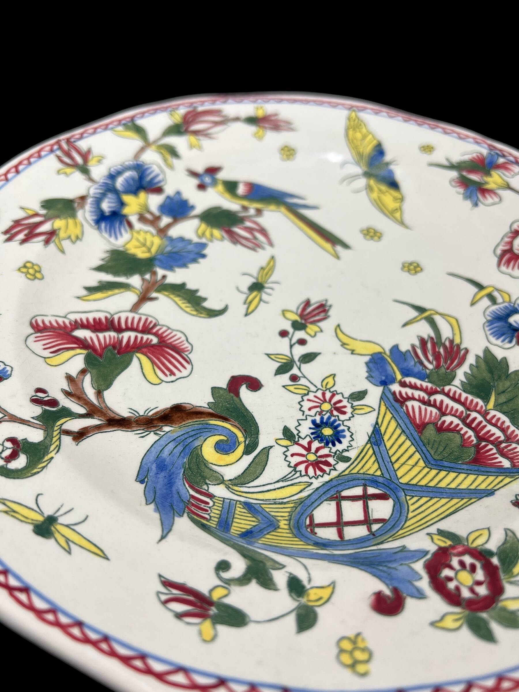 Gien porcelain plate