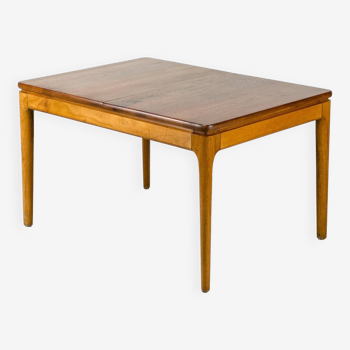 Danish Extendable Solid Teak Dining Table by Glostrup, 1970s