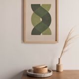 Abstract painting - illustration B 206 - 30x40 painting signed Eawy