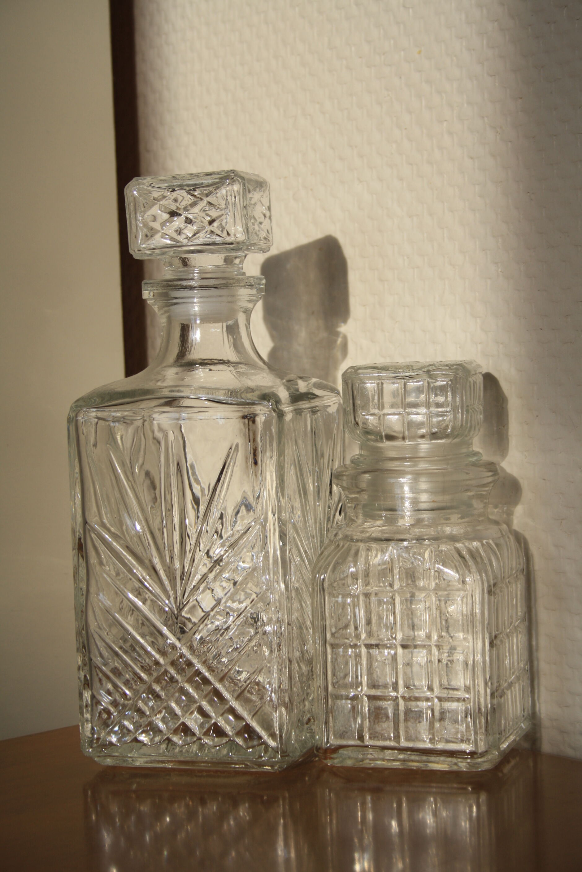 Old  decanters