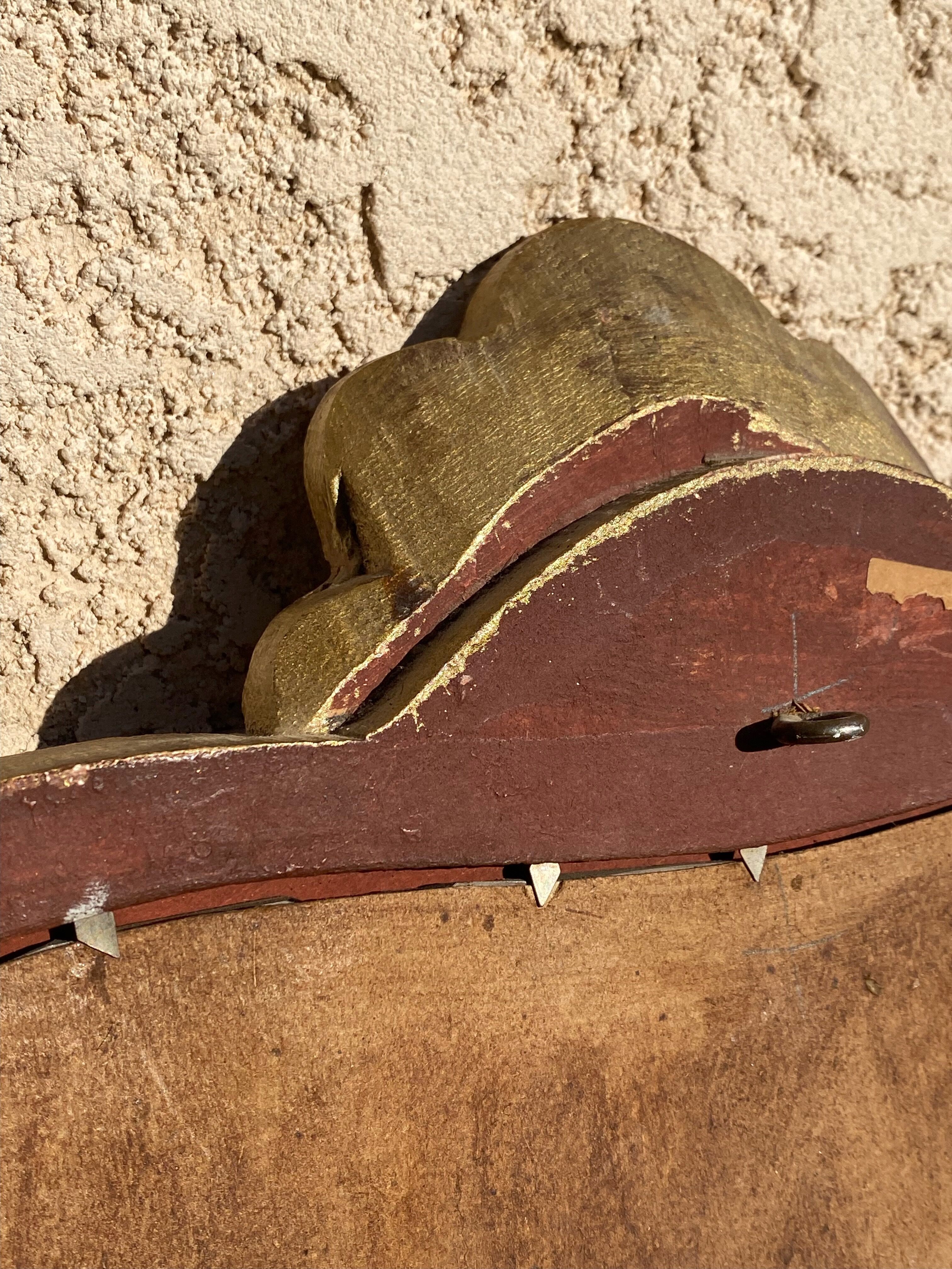 Louis XV style shell mirror