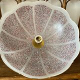 Vintage pink granite pendant light